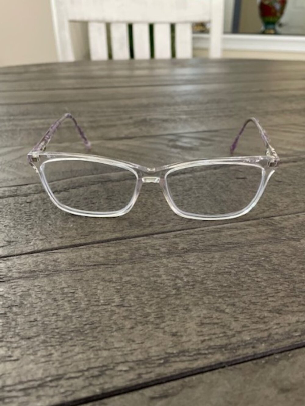 Vera Bradley Christina Plum Pansies Eyeglass Frames 55-14-135